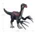 Jurassic World Chaos Theory Slash and Roar Therizinosaurus